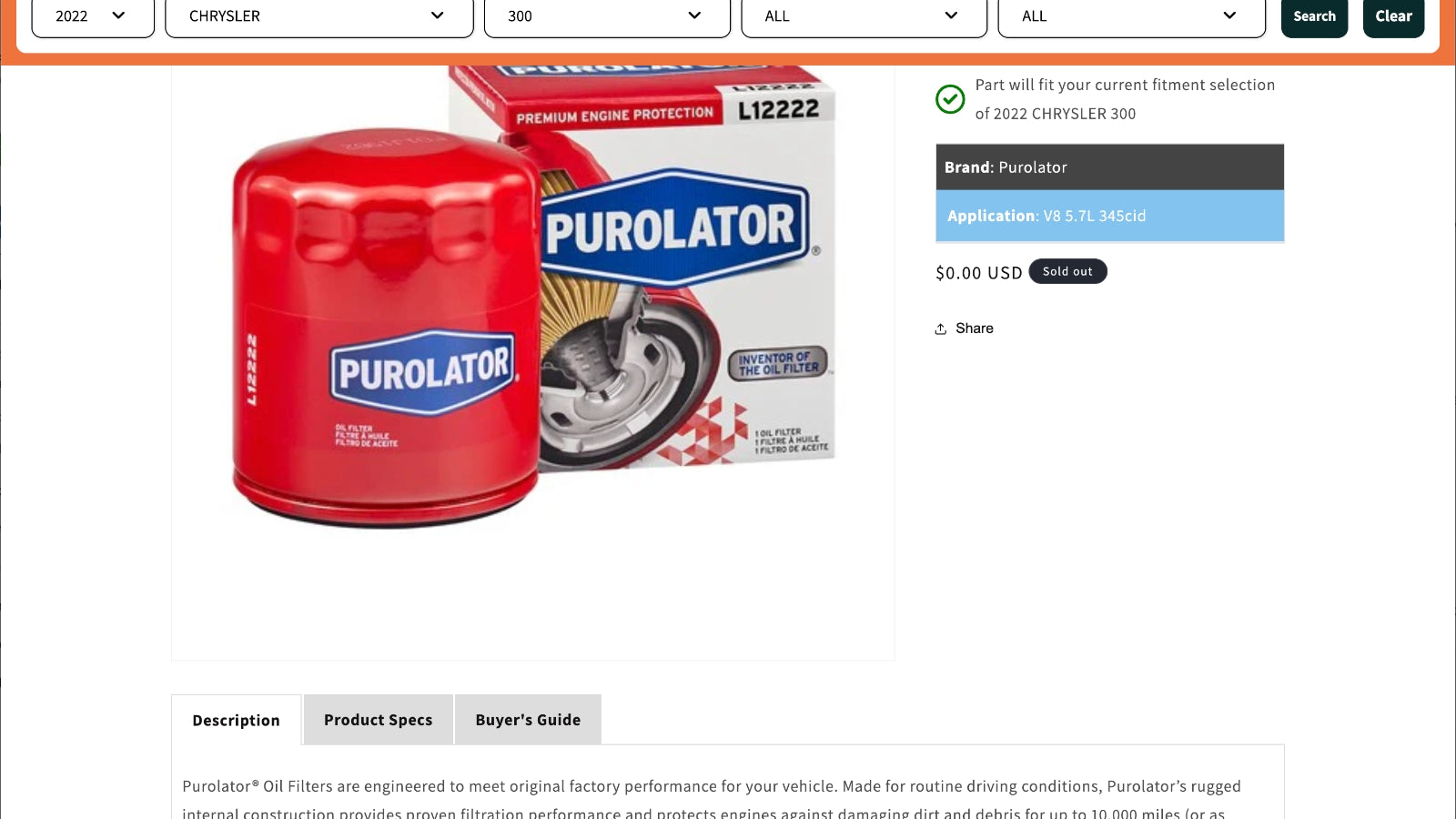 Product Information, dynamically updated in real-time
