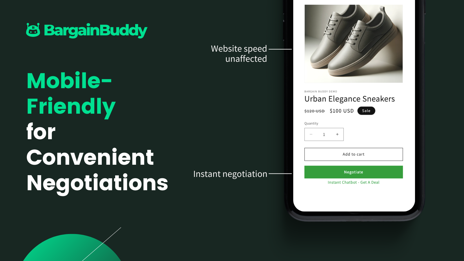Mobile-friendly for convenient negotiations