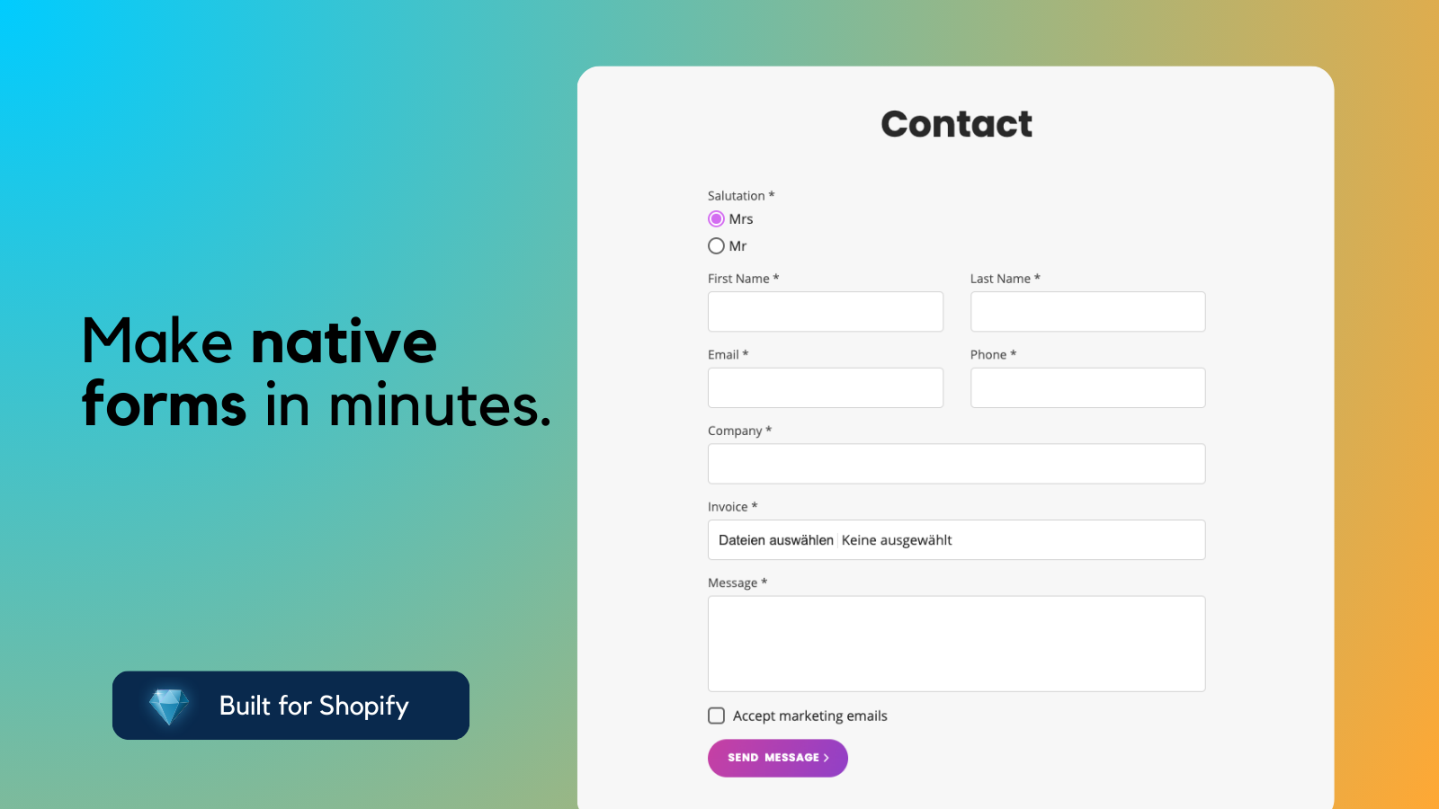 Formful – Native Form Builder