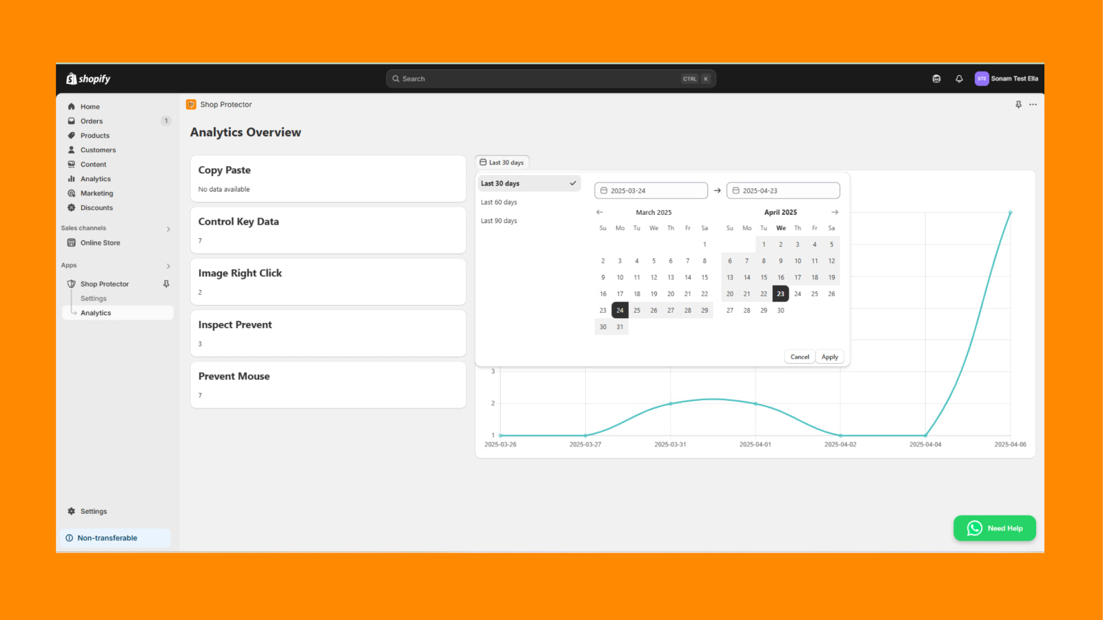 shop protector analytics