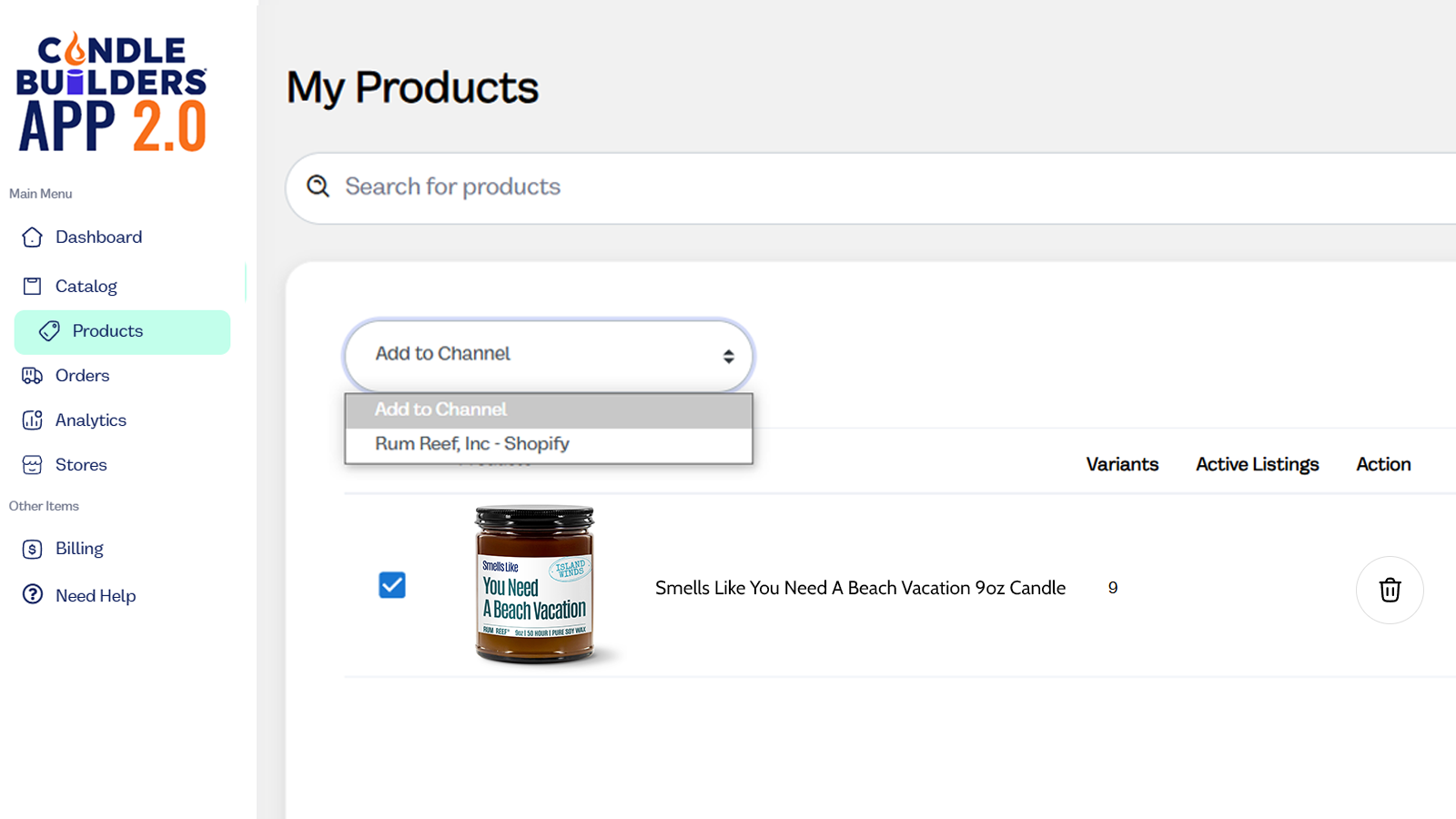 Add it to Shopify and other connected platforms. 