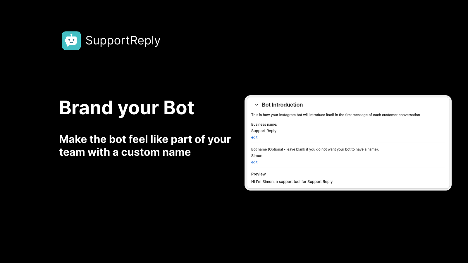 Brand your Bot