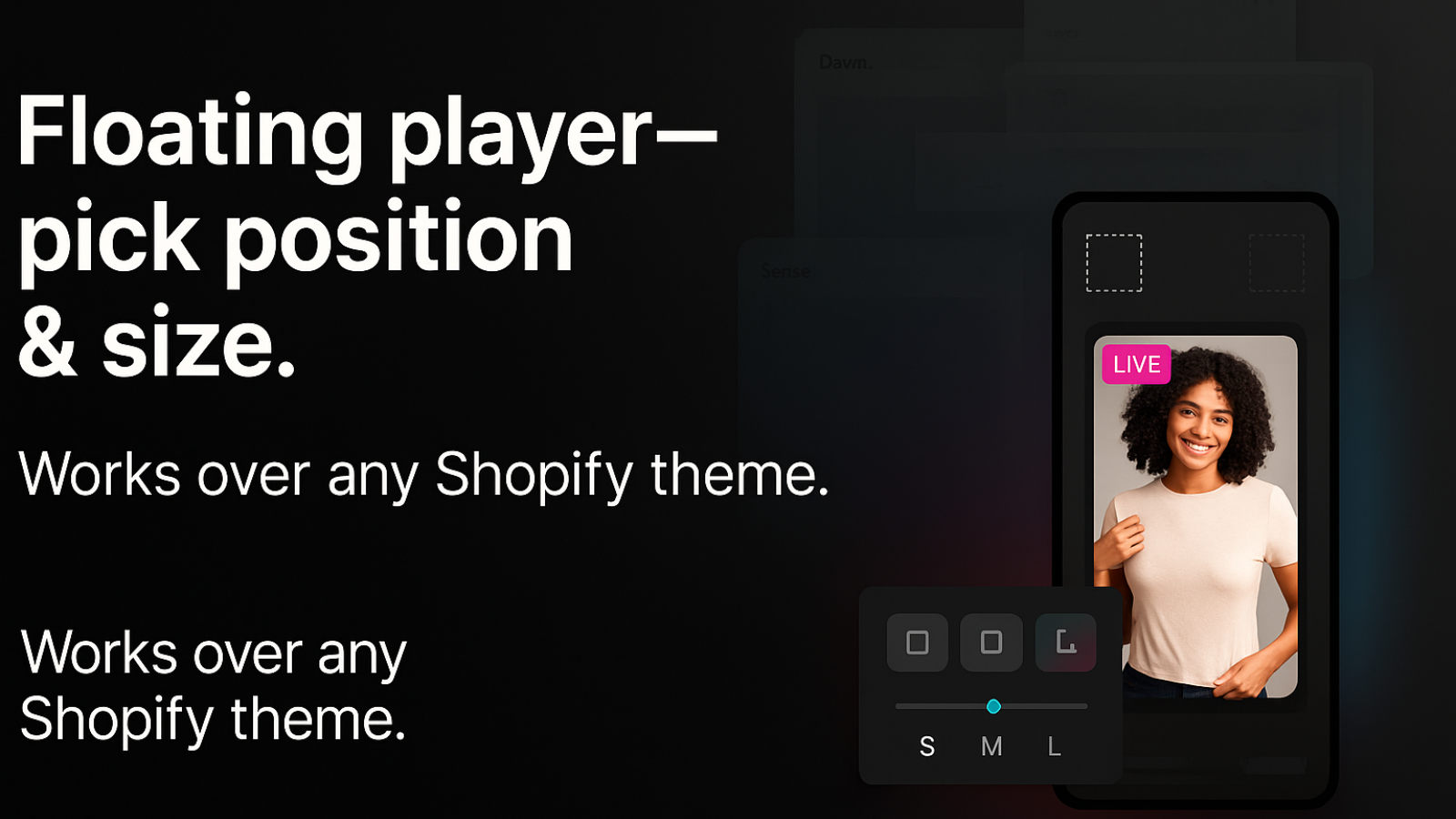  live sales for shopify