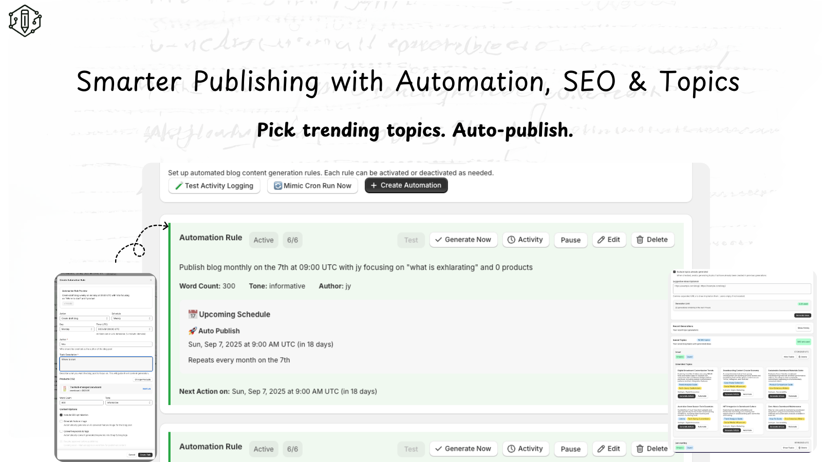 Automation and topics