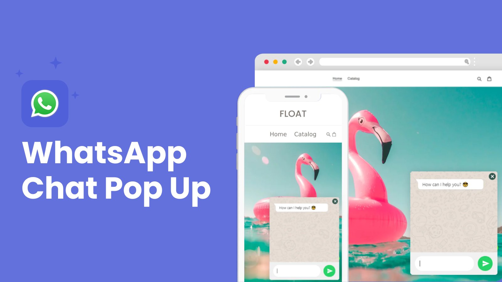 Create a WhatsApp pop up &amp; chat with your visitors on WhatsApp