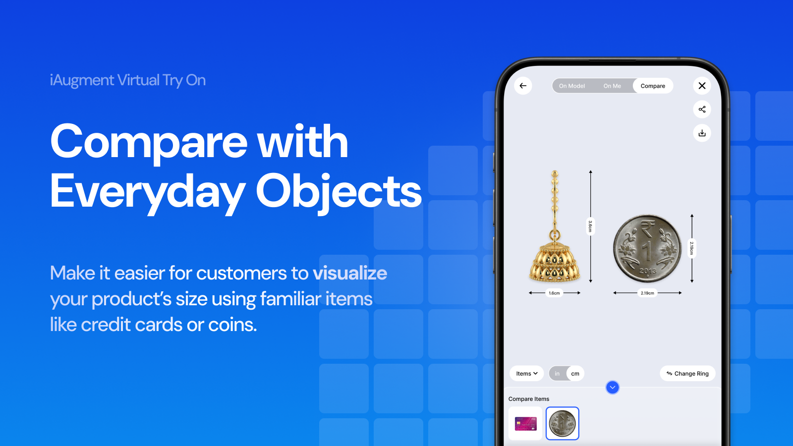 Compare with everyday objects