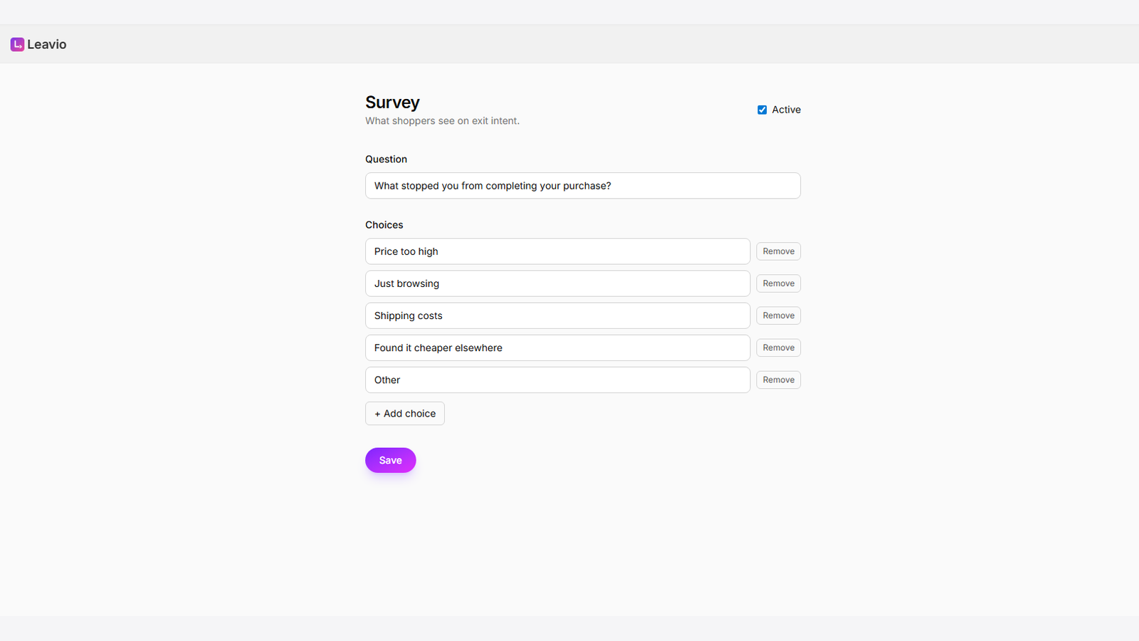 Rewrite the question and every choice to match your brand voice.
