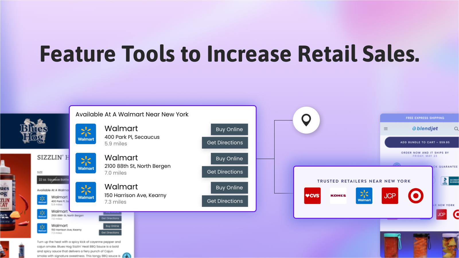 Feature tools to increase retail sales