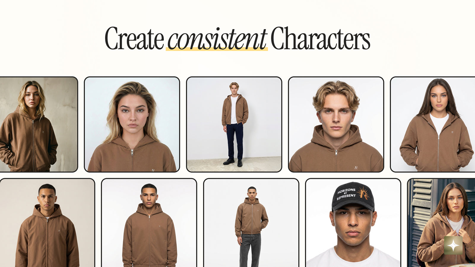 Create consistent characters for AI Image generation
