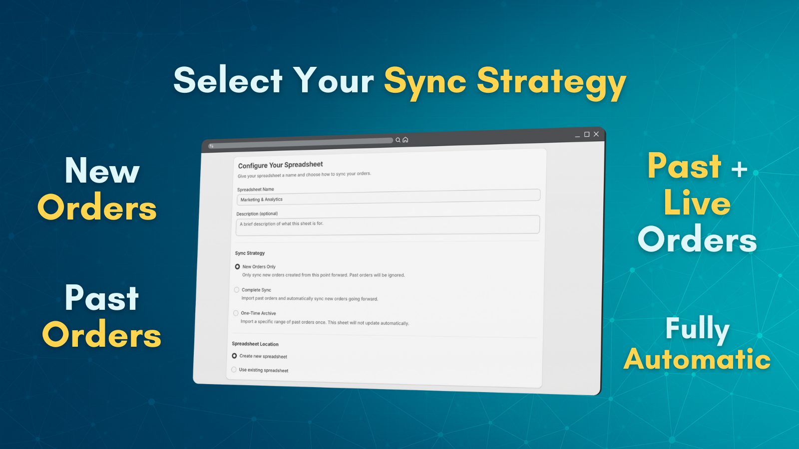 sync strategy selection