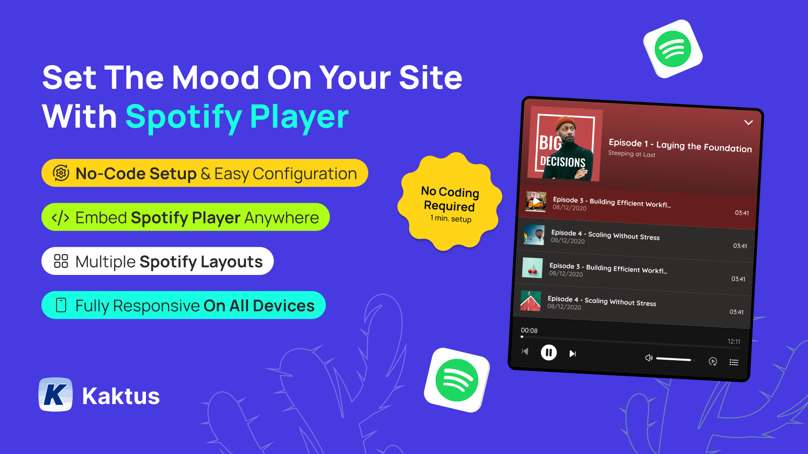 Spotify Player Banner