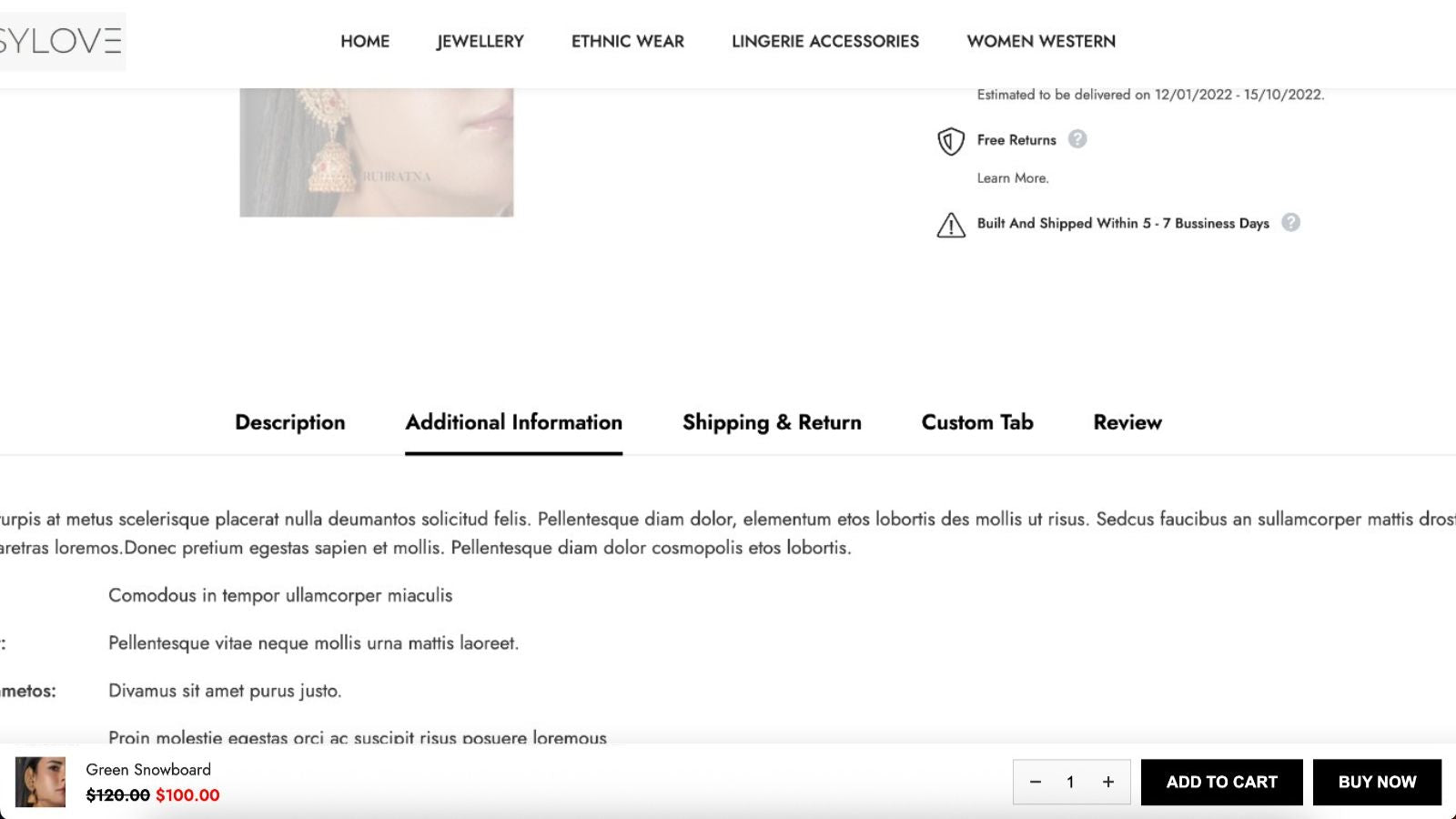 view buy now and add to cart