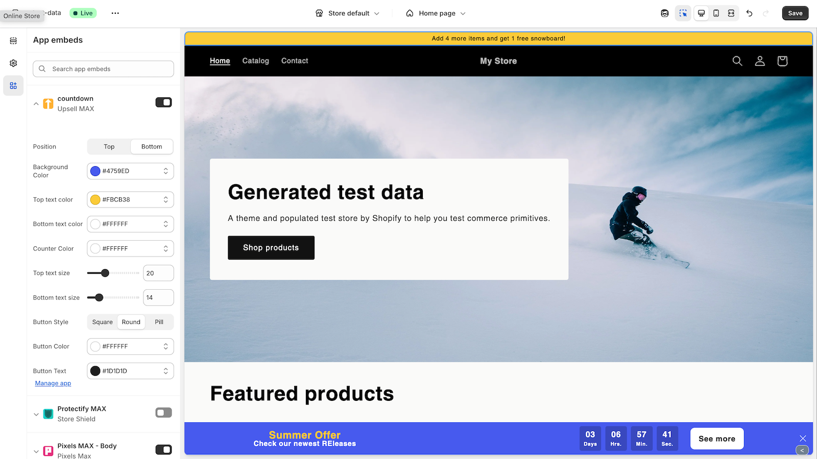 Create Banners on your front end