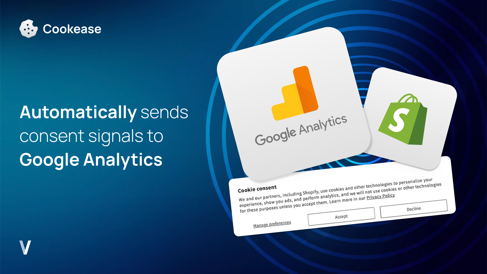 Automatically sends consent signals to GA4