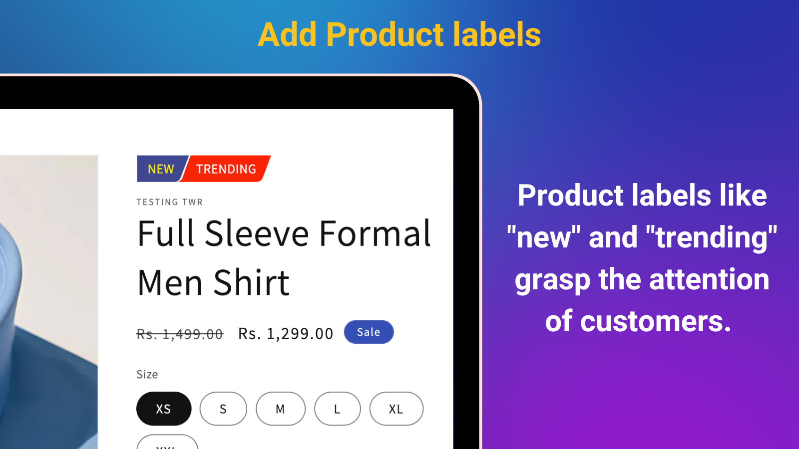Custom Product Labels