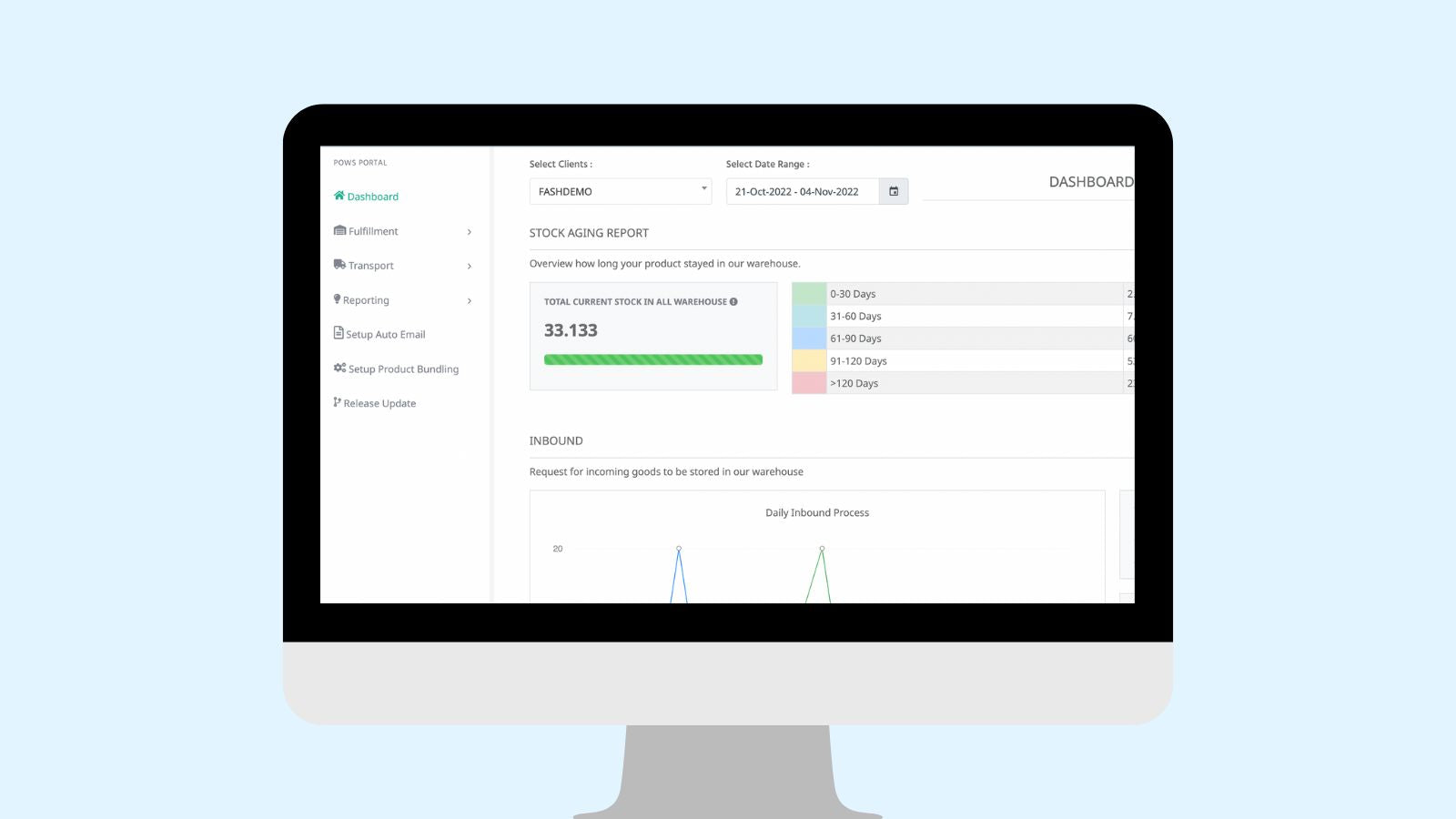 High business visibility through our smart dashboard