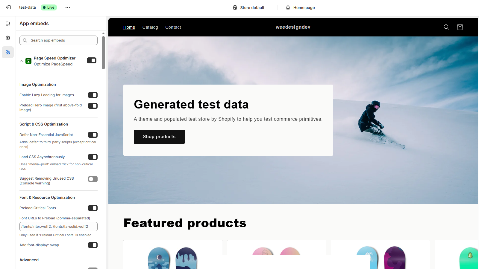 firwood App Settings