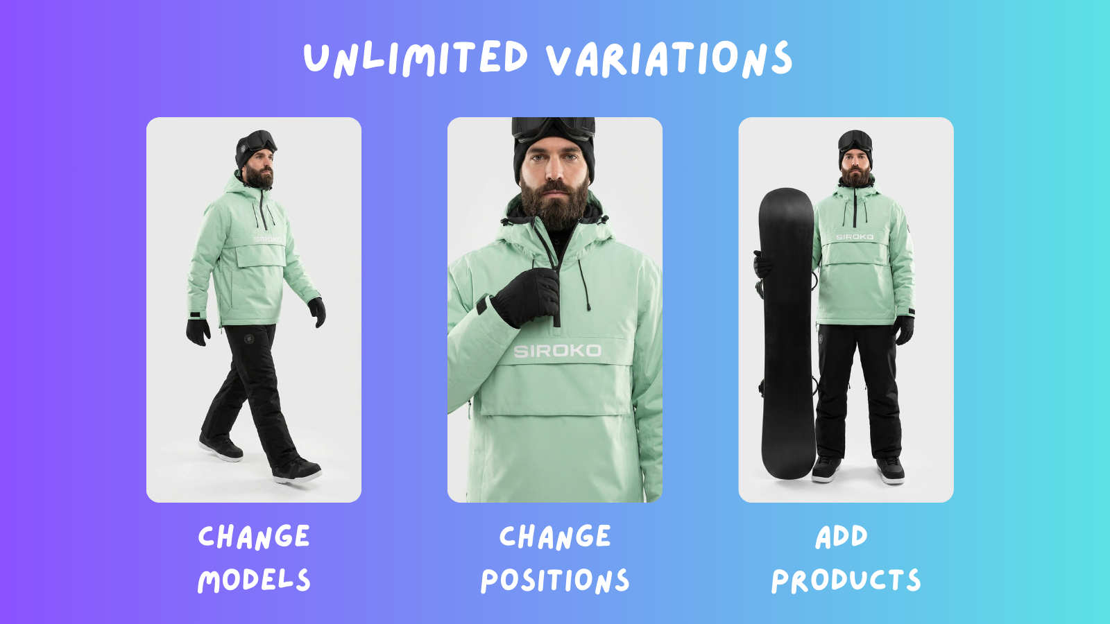 Choose any variation you would like