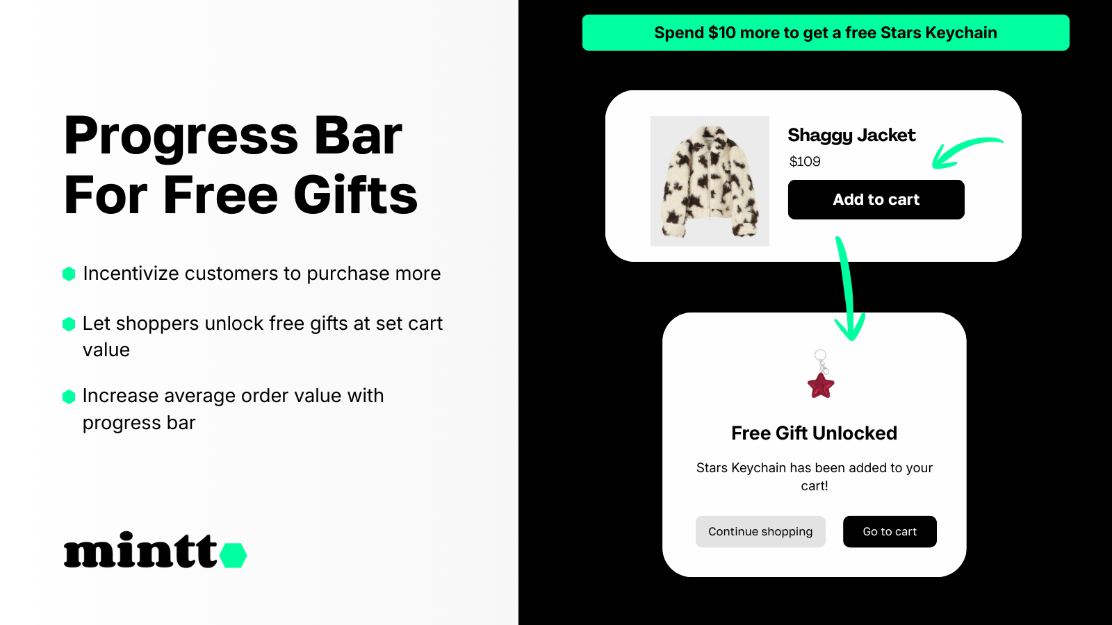 Mintt Free Gift - Progress bar for free gifts