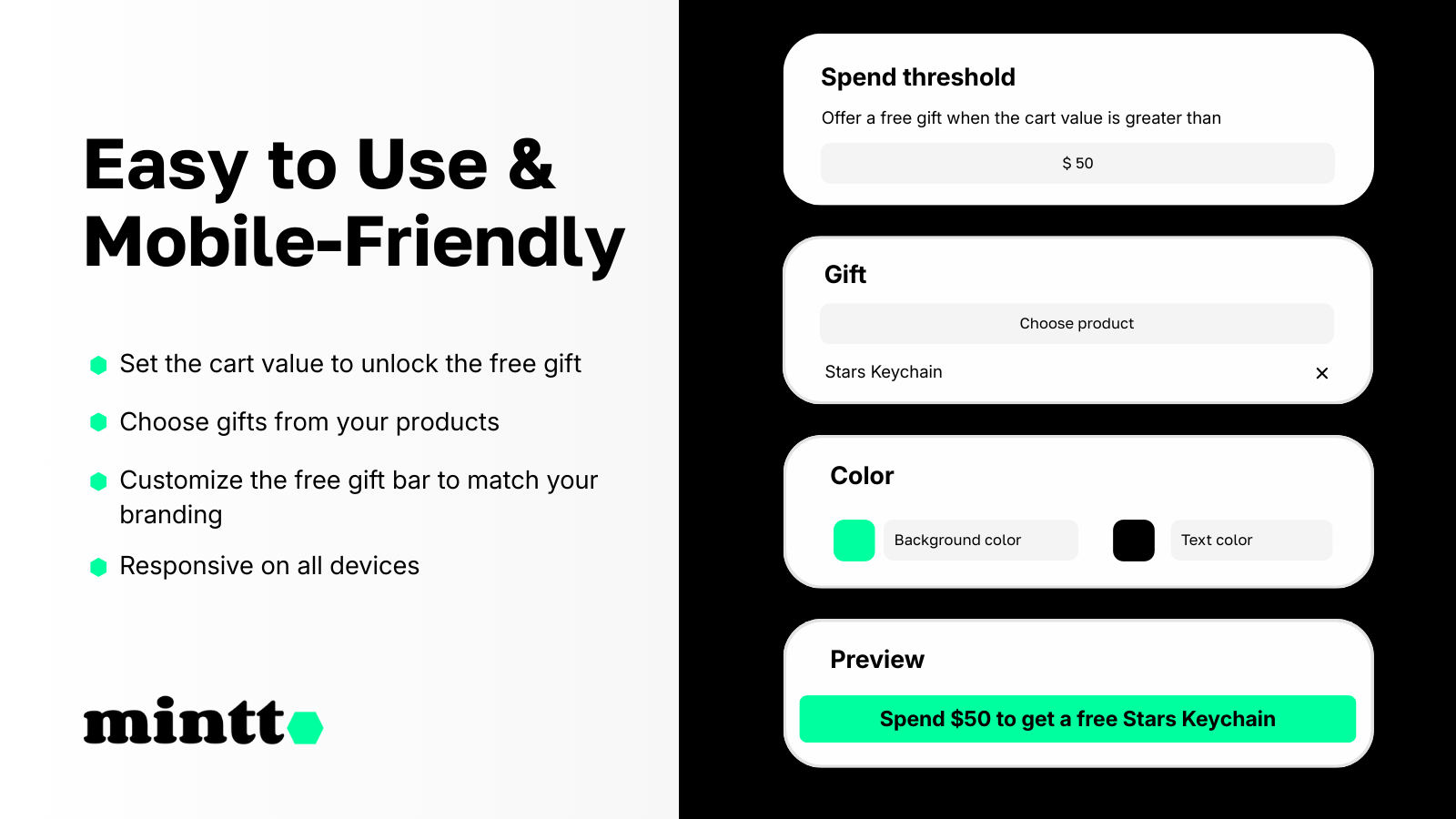 Mintt Free Gift - Easy to use UI