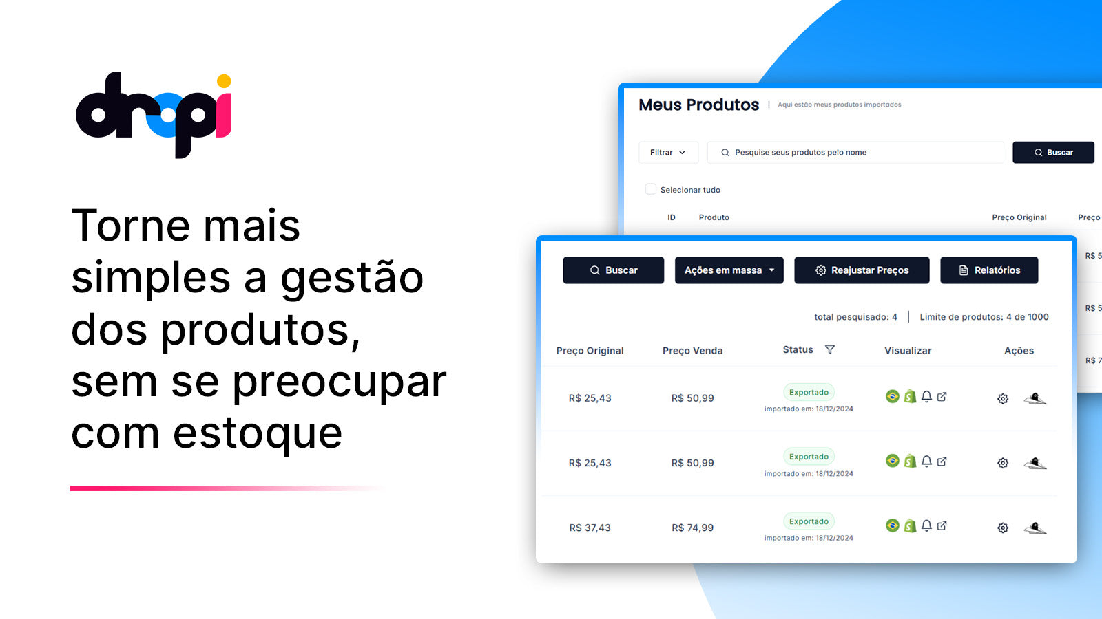 Gerenciamento de produtos