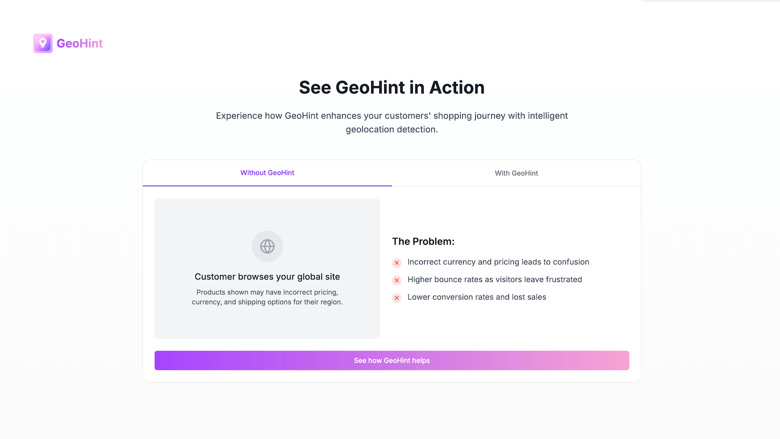 See GeoHint in Action - Off