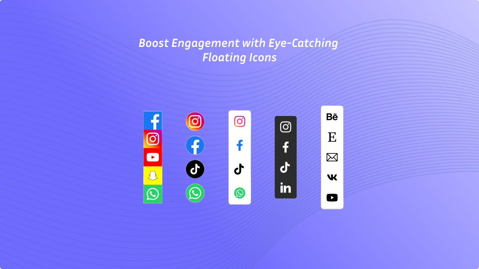 Boost Engagement with Eye-Catching Floating Icons