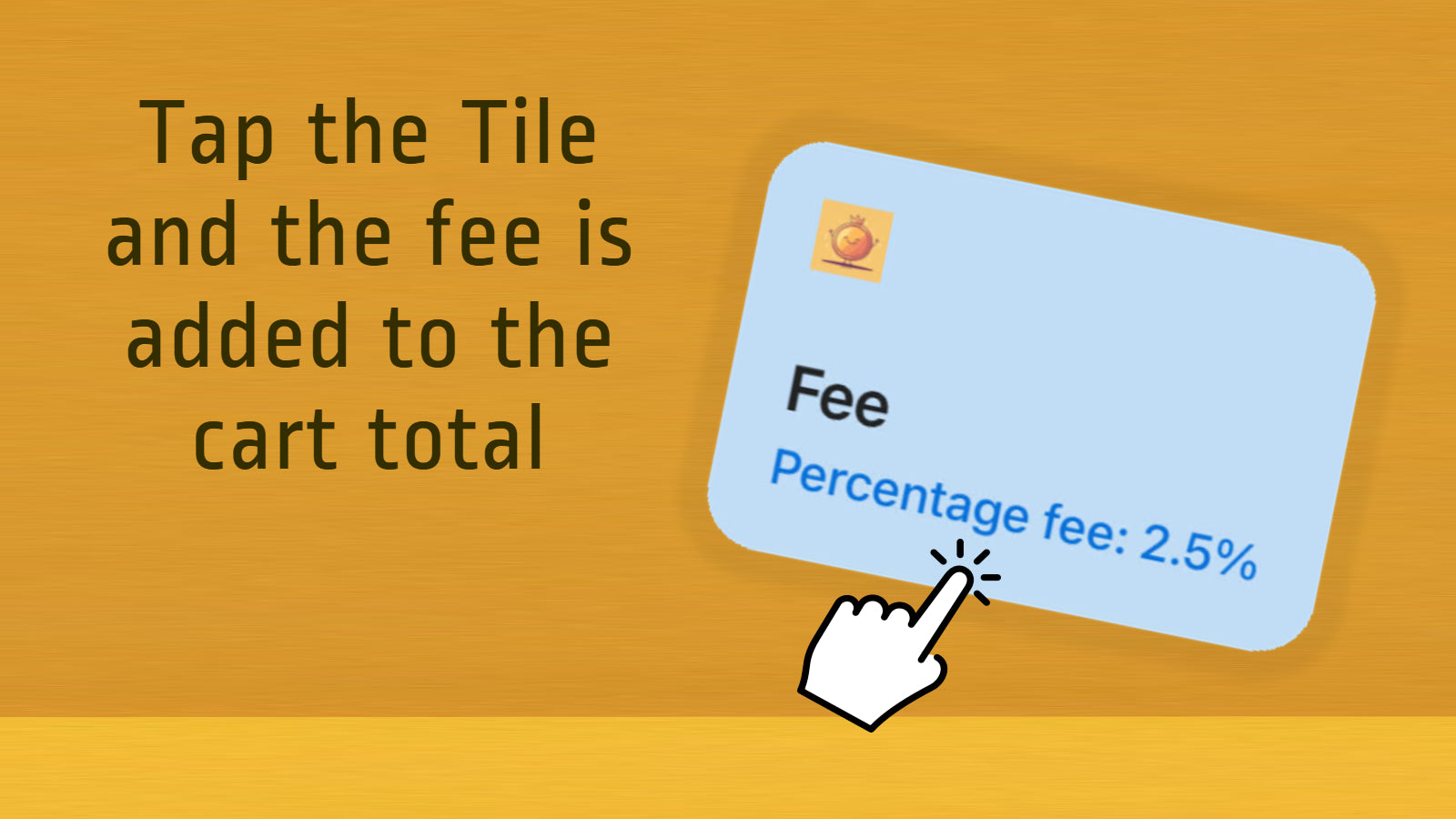 easy to add fee to POS