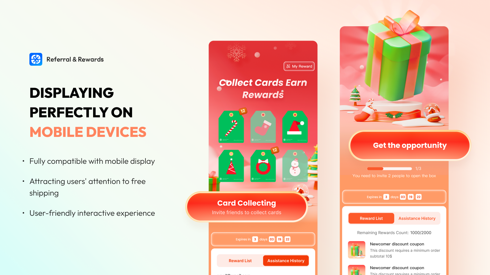 Compatible with mobile devices