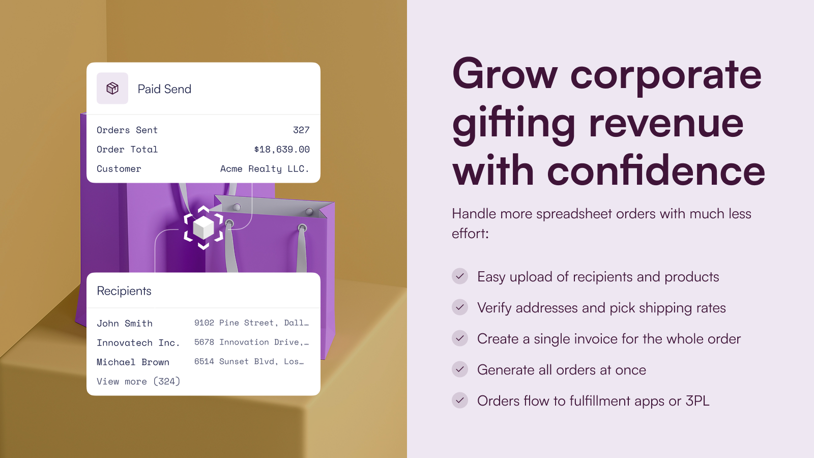 Grow corporate gifting revenue with confidence