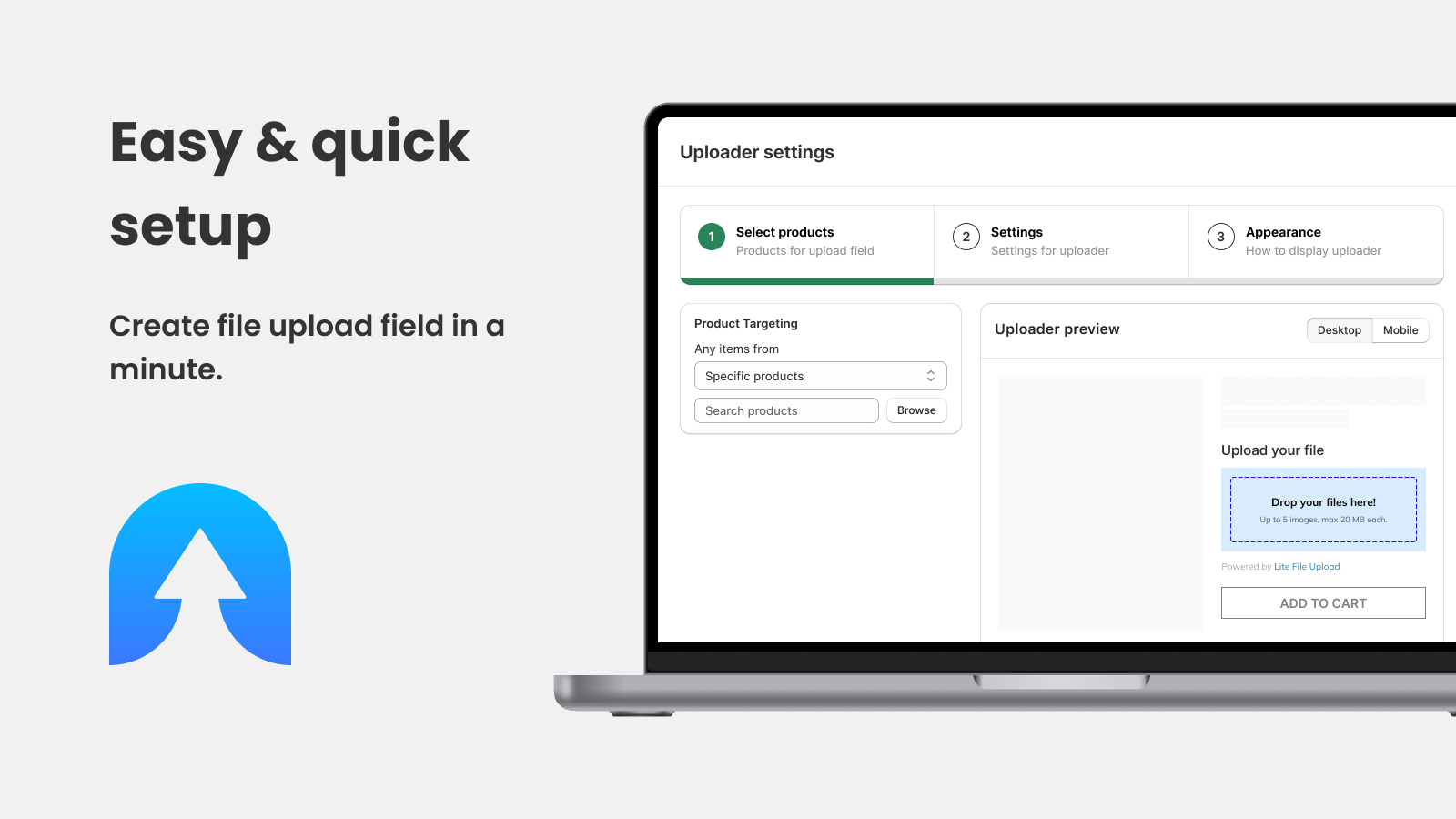 Lite File Upload Admin
