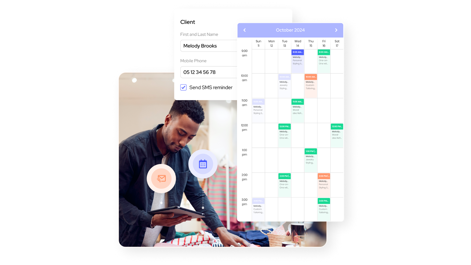 Booxi Back Office - Calendar