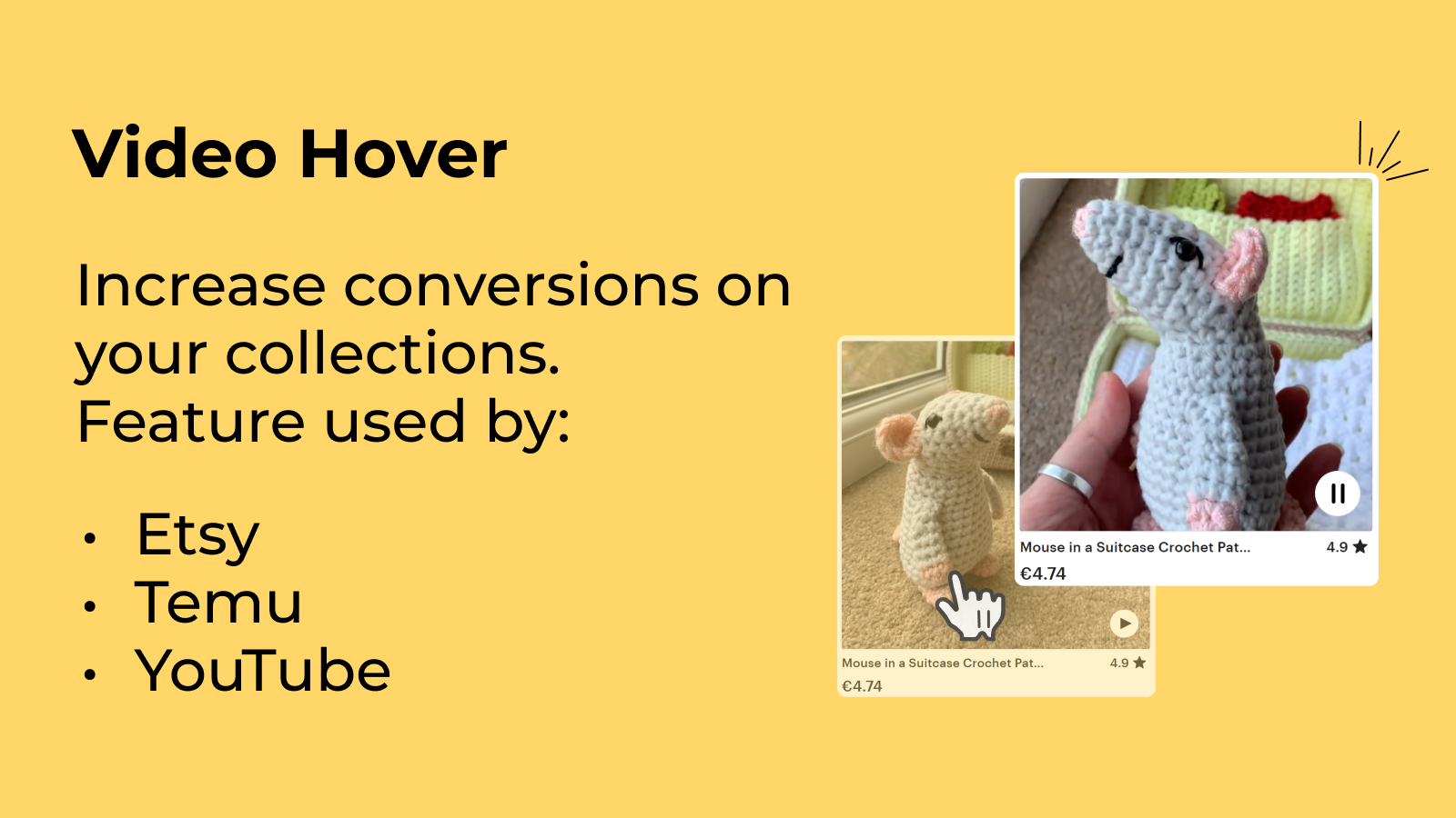 Add video hover to collection product images