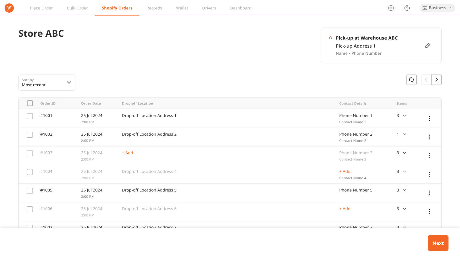 Auto-pipe your Shopify unfulfilled delivery to Lalamove Web App