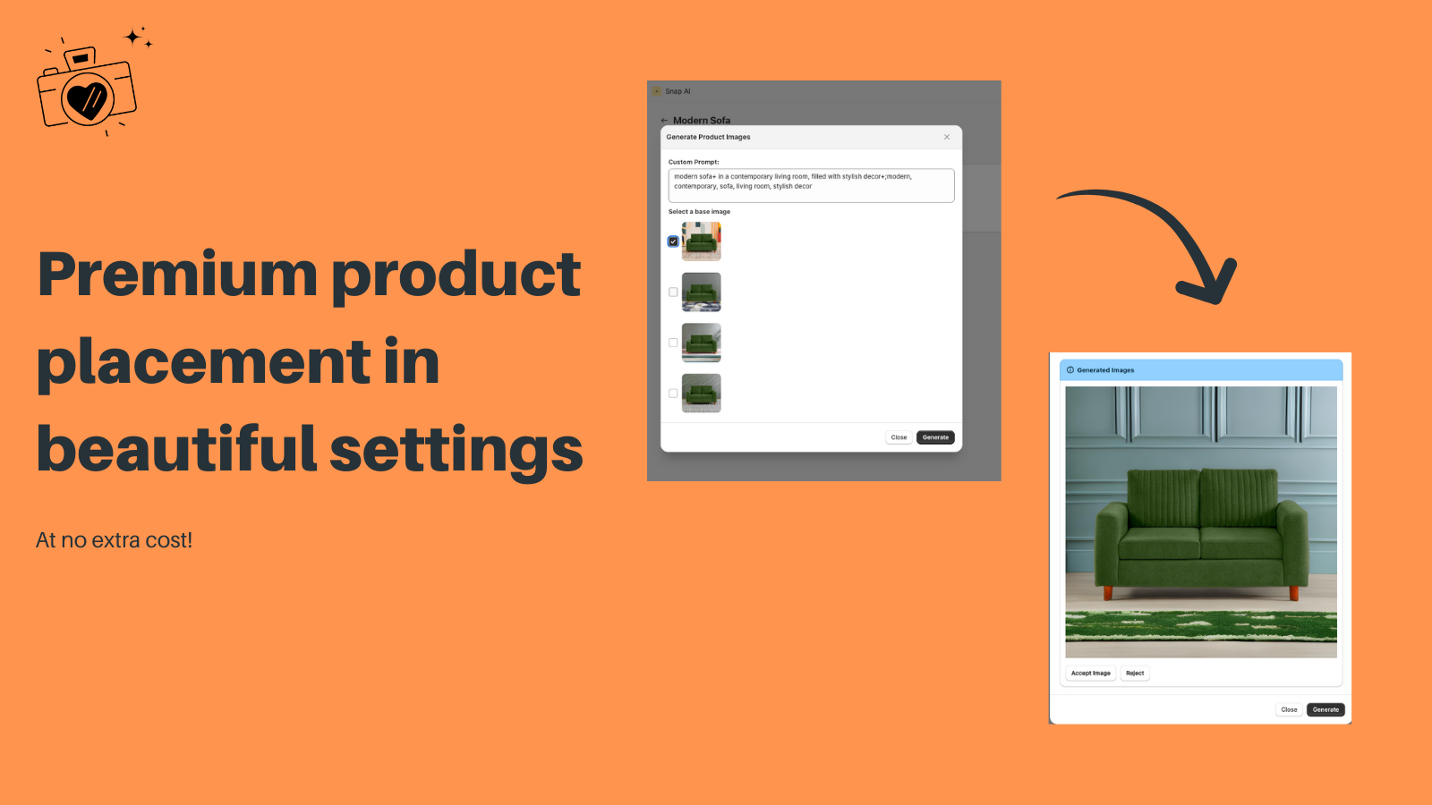 Custom prompt and a base image to for better results