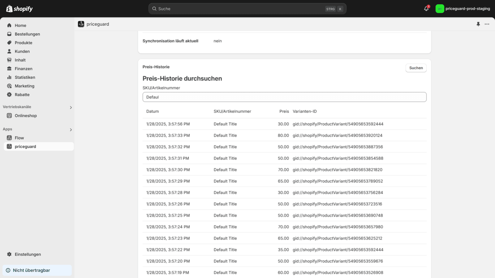 ReguTag Preis-Historie