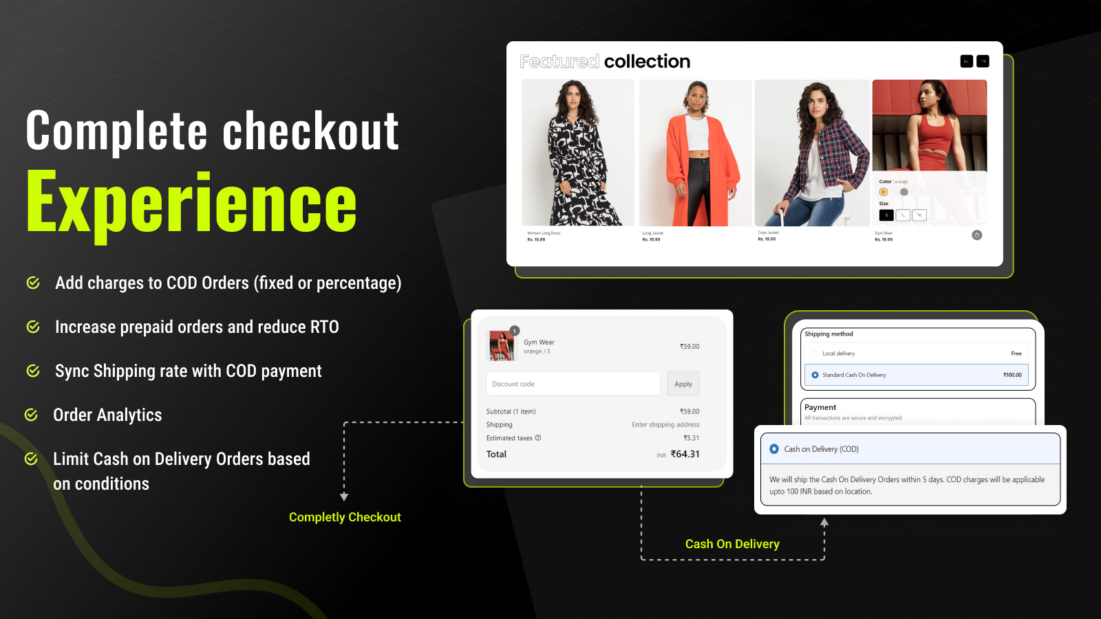 Complete checkout experience
