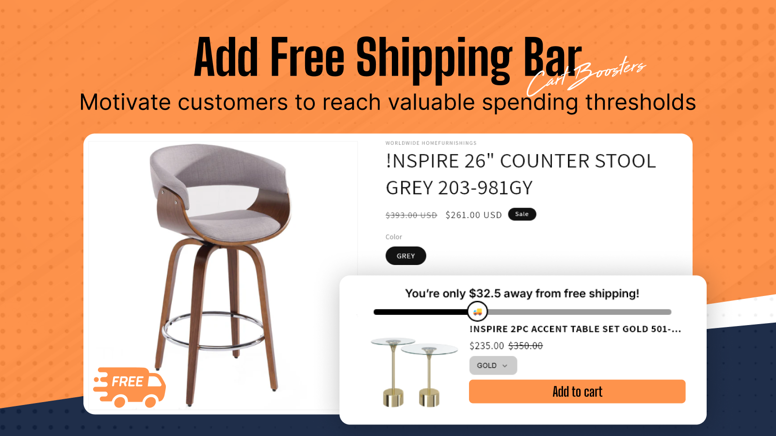 Free Shipping Upsell