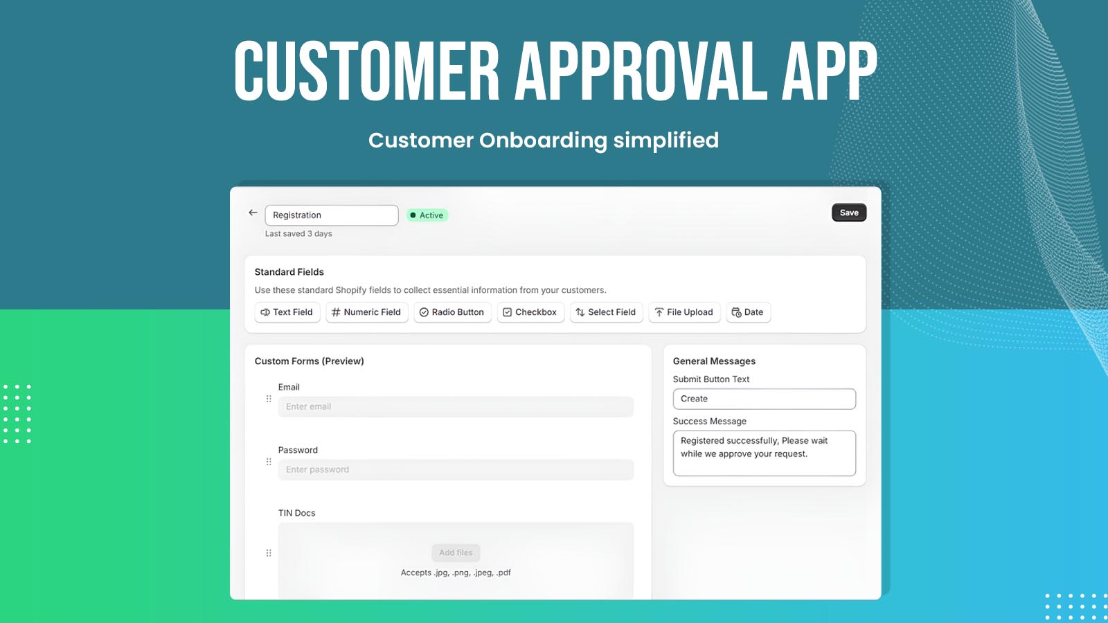 Setting up Custom Form