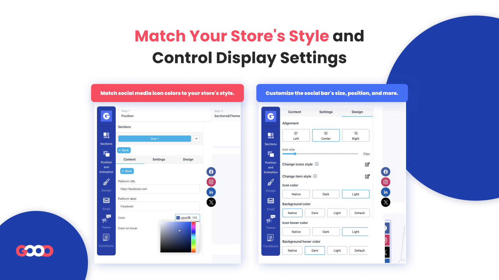 Match your store style