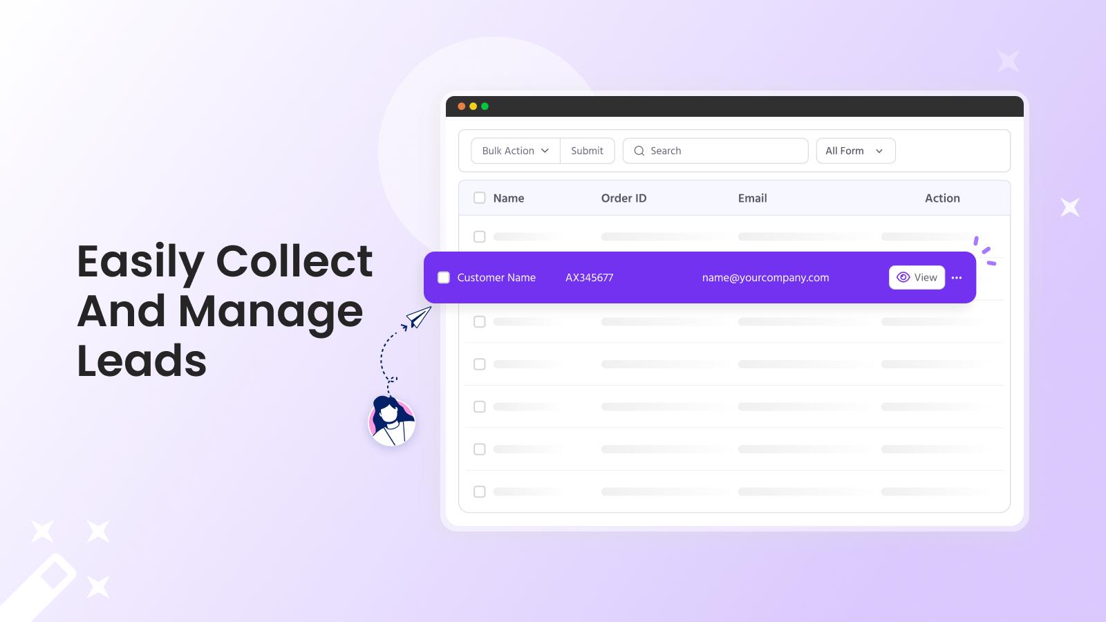 Easily Collect and Manage Leads