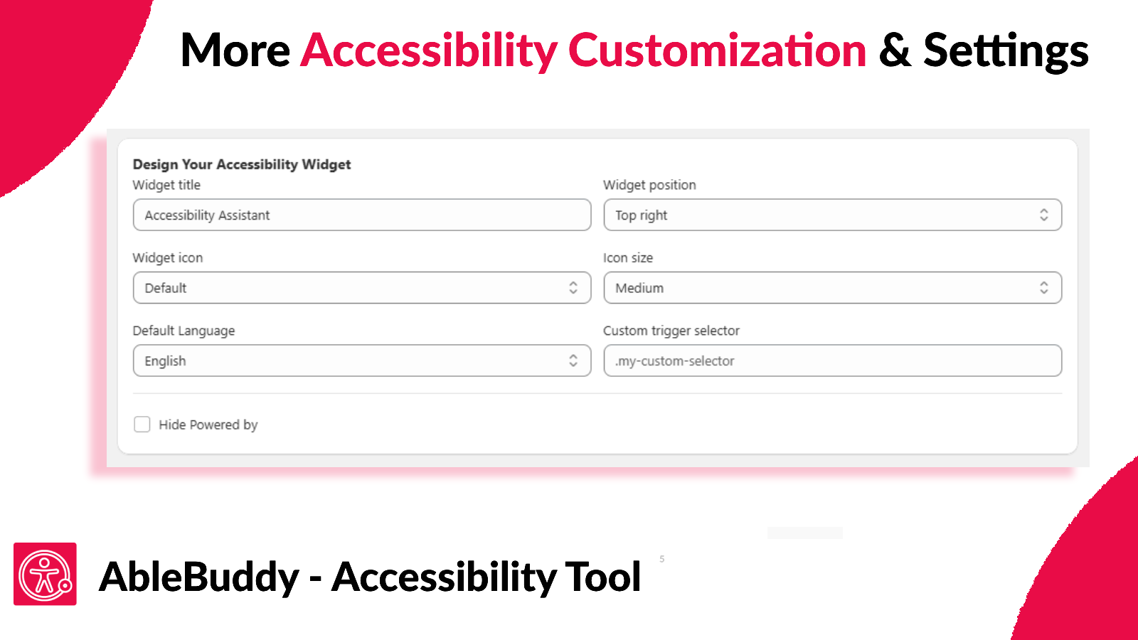  Accessibility dashboard