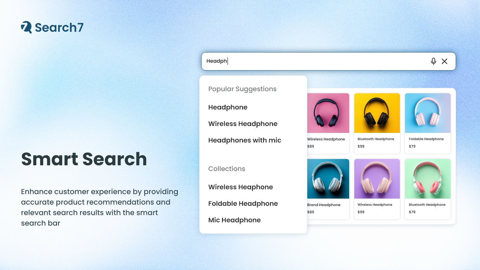 Accurate product recommendations & relevant search result