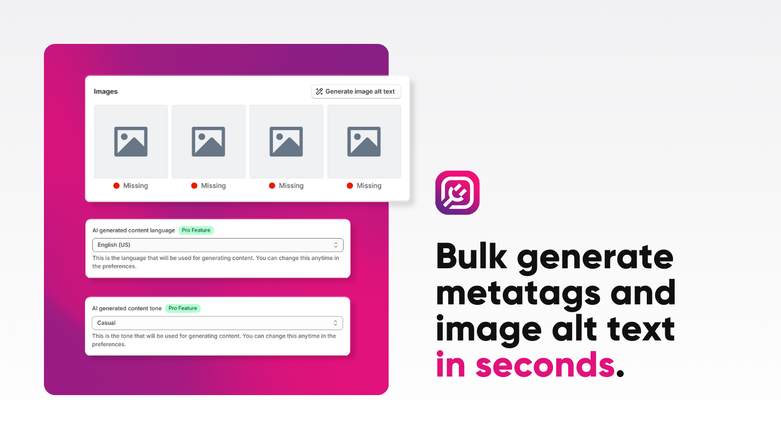 ChatGPT AI SEO optimizer and bulk product description generator