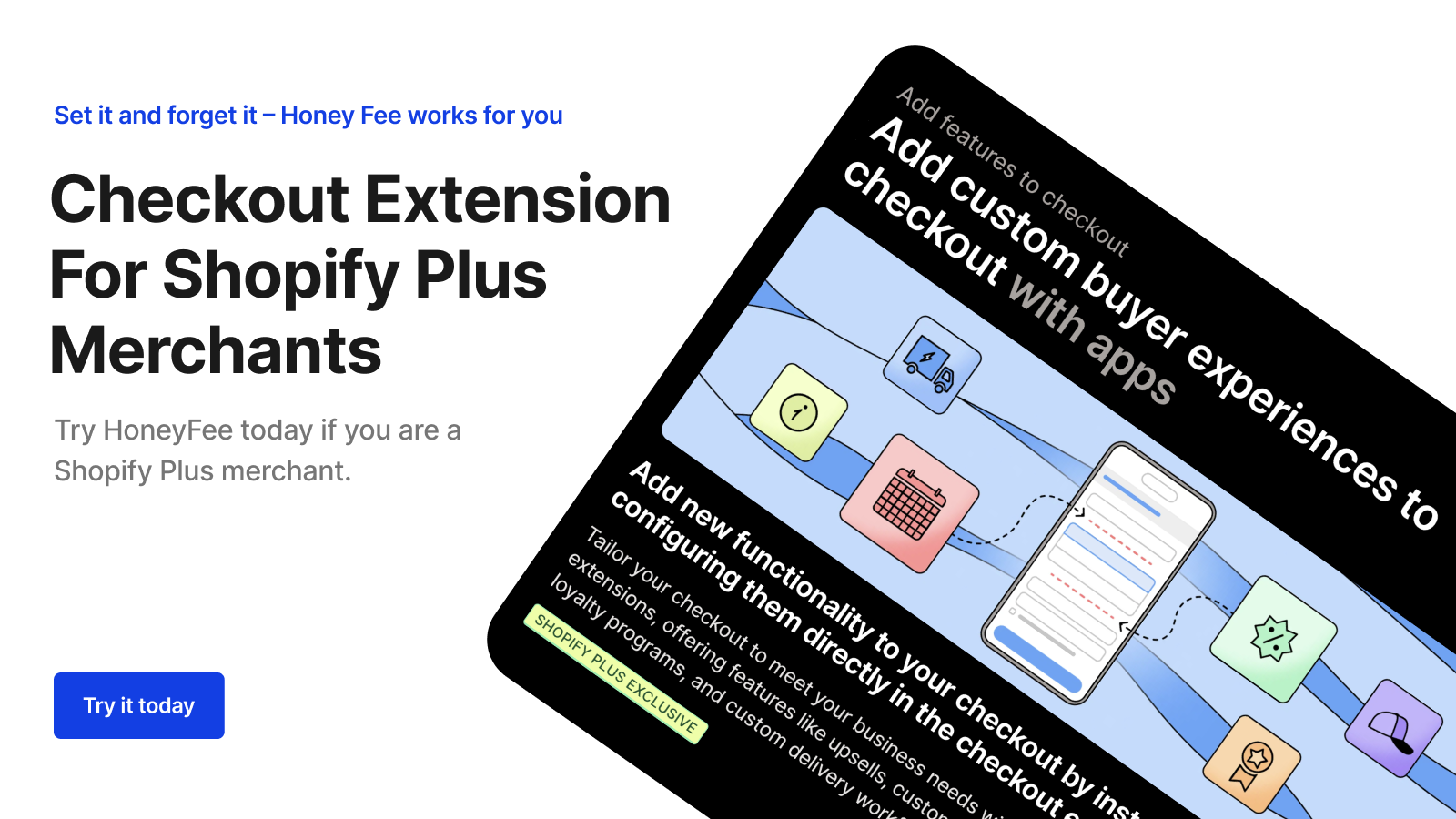 Checkout Extension for Shopify Plus Merchants