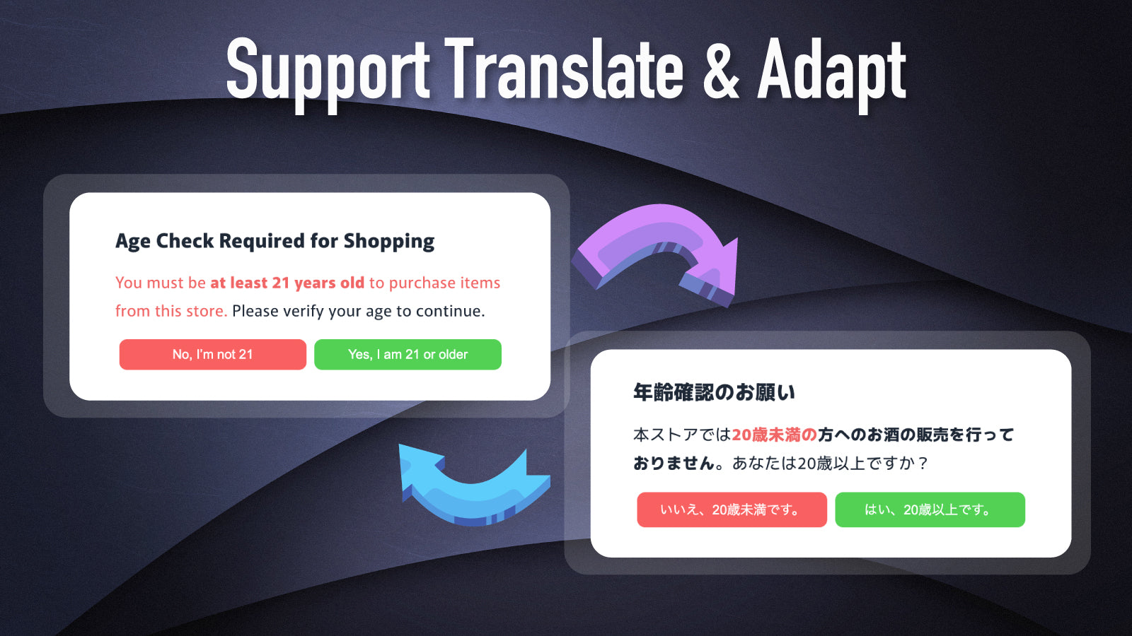 support translation