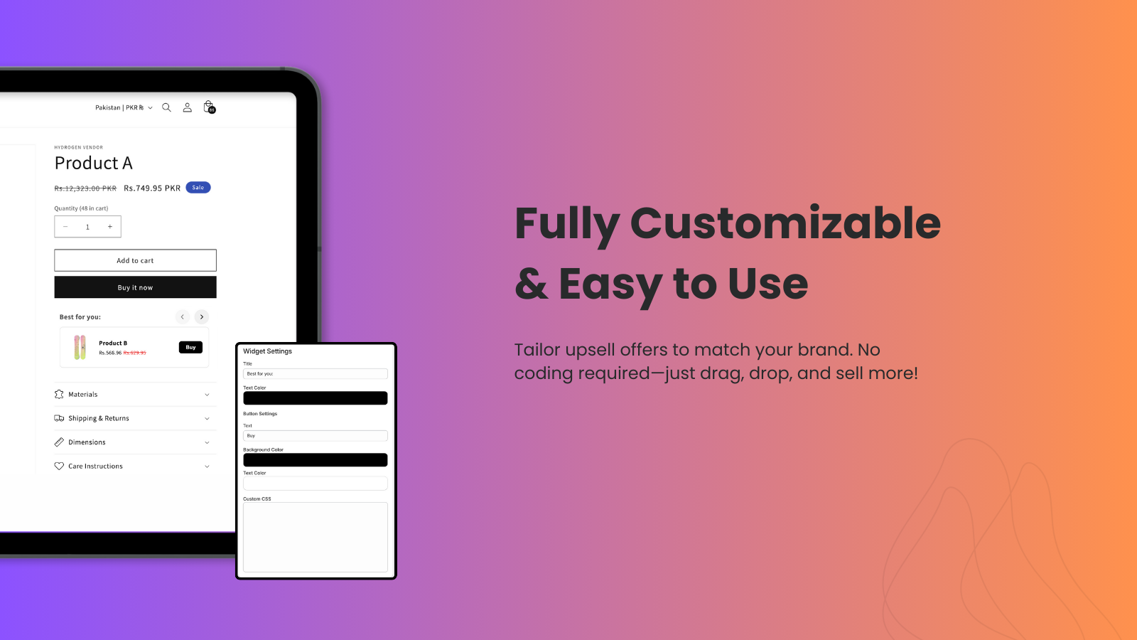 Smart product cross-sell recommendations increasing sales