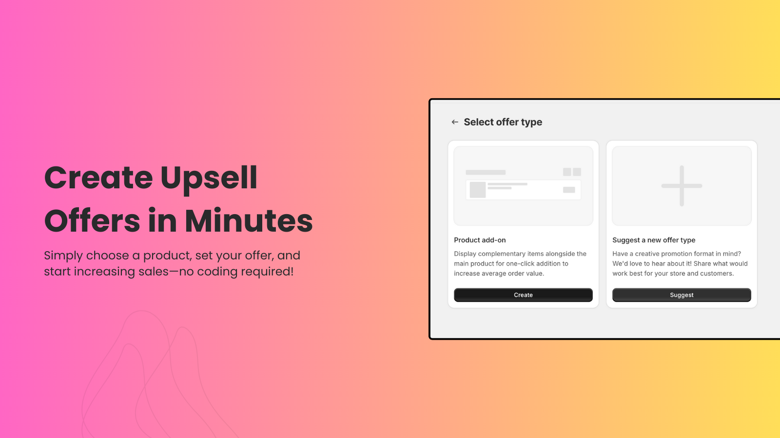 Customizable cross-sell widget settings for higher conversions