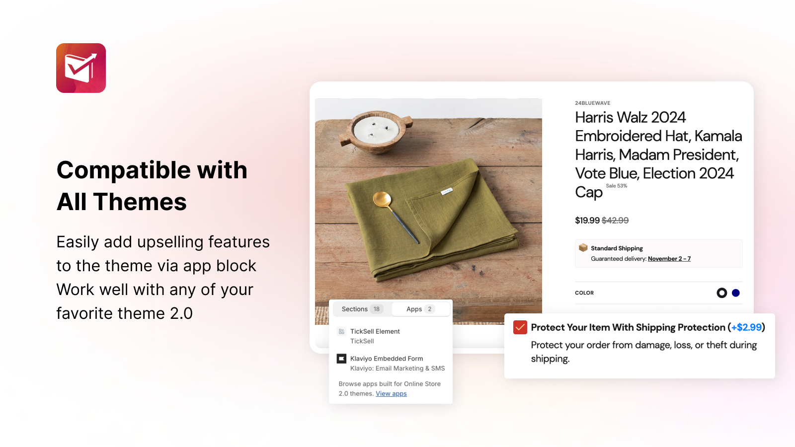 Compatible with all themes