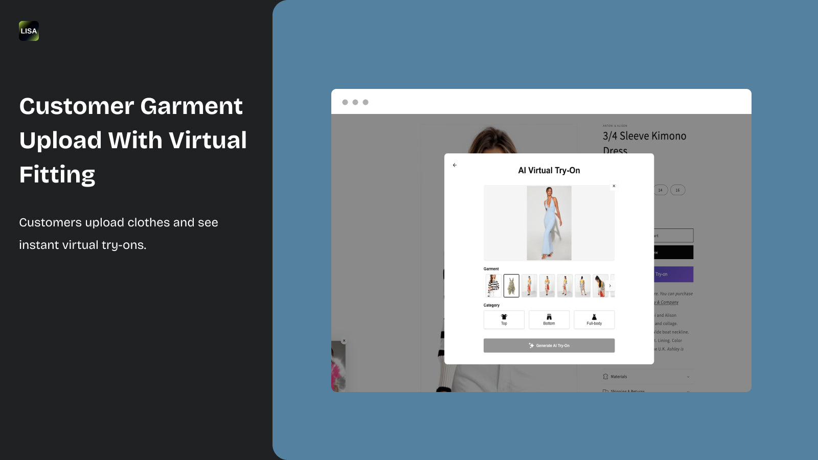 Enhanced shopping confidence with realistic clothing visualizati